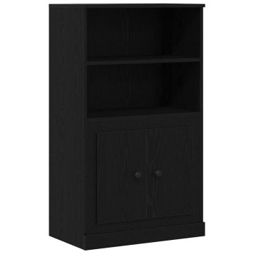 Vidaxl Visoka Miza Črna Orehovina 60 x 35.5 x 103.5 cm Konstruiran les