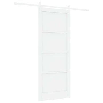 Vidaxl Drsna vrata Drugo ORKDAL Bela 86 x 211 cm