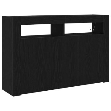 Vidaxl Strani šal Črna Orehovina 116 x 30 x 75 cm Konstruiran les