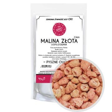 shumee Zlate cele liofilizirane maline MALINA za pecivo, čaje, pijače, šejke 20 g