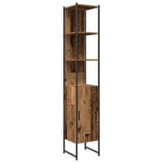 Vidaxl Komplet pohištva za kopalnico 4 pcs Rjava 33 x 33 x 185.5 cm