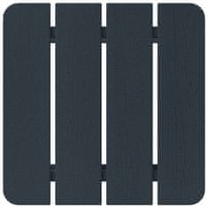 Vidaxl Adirondack stranska miza Mornarsko modra 38 x 38 x 46 cm HDPE