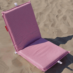 Smania Zložljiv oblazinjen plažni naslon BECHAIR - Roza | Zložljiv plažni ležalnik | Zložljiva blazina za plažo