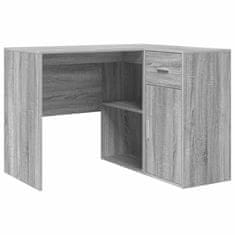 Vidaxl Kotniška miza Siva sonoma 102 x 50 x 75 cm Konstruiran les