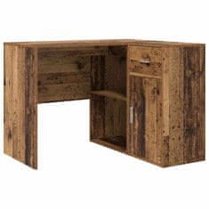 Vidaxl Kotniška miza z vrati Star les 102 x 50 x 75 cm Konstruiran les