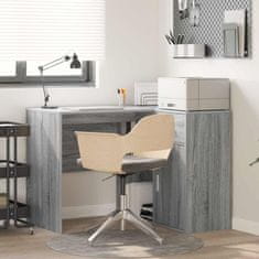 Vidaxl Kotniška miza Siva sonoma 102 x 50 x 75 cm Konstruiran les