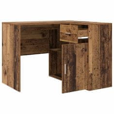 Vidaxl Kotniška miza z vrati Star les 102 x 50 x 75 cm Konstruiran les