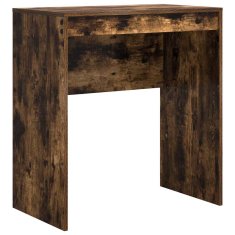 Vidaxl Miza Dimljeni hrast 70 x 40 x 76 cm Konstruiran les