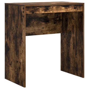 Vidaxl Miza Dimljeni hrast 70 x 40 x 76 cm Konstruiran les