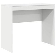 Vidaxl Miza Bela 90 x 40 x 76 cm Konstruiran les