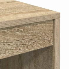 Vidaxl Miza sonoma hrast 90 x 40 x 76 cm Konstruiran les