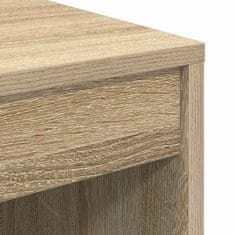 Vidaxl Miza sonoma hrast 100 x 40 x 76 cm Konstruiran les