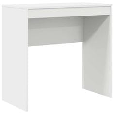 Vidaxl Miza Bela 80 x 40 x 76 cm Konstruiran les