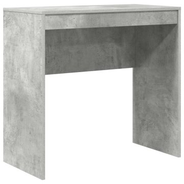 Vidaxl Miza Betonsko siva 80 x 40 x 76 cm