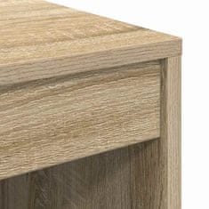 Vidaxl Miza sonoma hrast 60 x 50 x 76 cm Konstruiran les