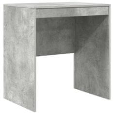 Vidaxl Miza Betonsko siva 70 x 50 x 76 cm Konstruiran les