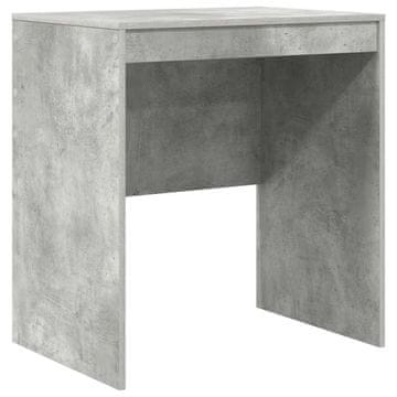 Vidaxl Miza Betonsko siva 70 x 50 x 76 cm Konstruiran les