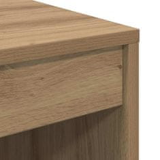 Vidaxl Miza artisan hrast 60 x 50 x 76 cm Konstruiran les
