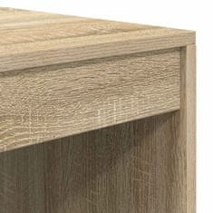 Vidaxl Miza sonoma hrast 80 x 50 x 76 cm Konstruiran les