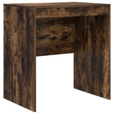 Vidaxl Miza Dimljeni hrast 70 x 50 x 76 cm Konstruiran les