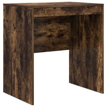Vidaxl Miza Dimljeni hrast 70 x 50 x 76 cm Konstruiran les