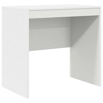 Vidaxl Miza Bela 80 x 50 x 76 cm Konstruiran les