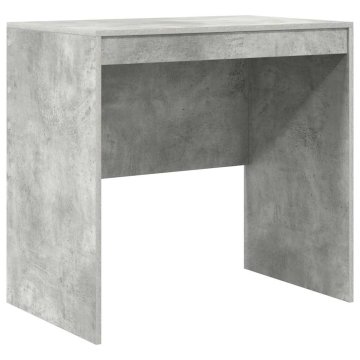 Vidaxl Miza Betonsko siva 80 x 50 x 76 cm