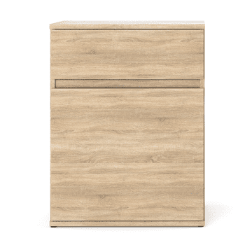 shumee Komoda s predalom iz hrasta sonoma, omarica 60 cm, moderna, brez ročajev, dnevna soba, spalnica