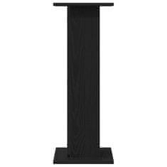 Vidaxl Stojalo za rastline 2 pcs Črni hrast 30 x 30 x 80 cm