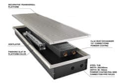 shumee Talni električni kanalni radiatorski grelec višine 100 mm, dolžine 180 cm