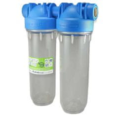 shumee Dvojno dvostopenjsko ohišje filtra s priključkom 1/2"