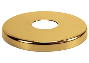 Tycner Ploščata rozeta zlata 1/2"