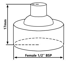 shumee 1/2" prezračevalna šoba