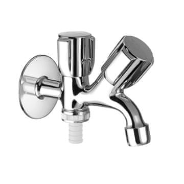 Schell Comfort 1/2" dvojni kombinirani ventil za pipo