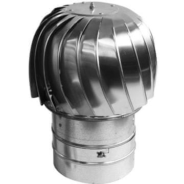 shumee Dimniška cev iz nerjavečega jekla, odsesovalni ventil, premer 300 mm