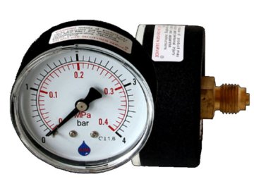 1,6 bar manometer, zadnji vhod 1/4", 63 mm merilnik