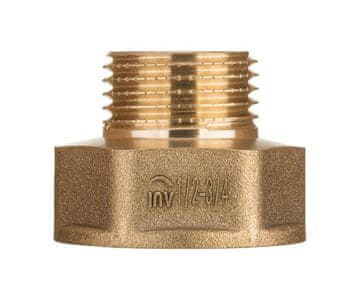Invena Medeninasti reducirni konektor 1"x1/2" ženski/moški