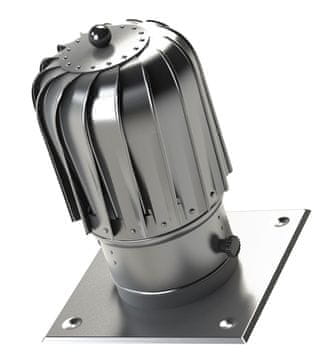 shumee 150 mm dimniški pokrov iz aluminija, odporen proti dimu, z dodatno strešno ploščo