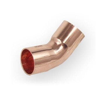 Conex Bakreni lok 22 mm, 45 stopinj, vtičnica/vtičnica