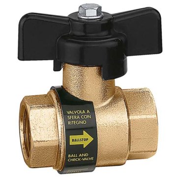 shumee 3/4” kroglični ventil z vgrajenim povratnim ventilom