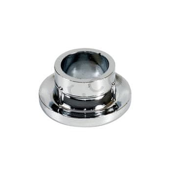 Tycner Rozeta za prelivno odprtino 15 mm kromirana plastika