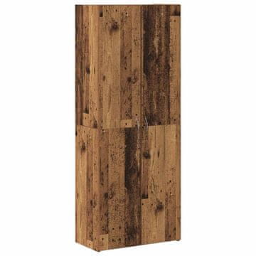 Vidaxl Pisarniška omara Star les 60 x 32 x 152,5 cm Konstruiran les