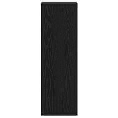 Vidaxl Stojalo za rastline 2 pcs Črni hrast 33 x 33 x 100 cm