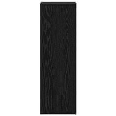 Vidaxl Stojalo za rastline 2 pcs Črni hrast 33 x 33 x 100 cm