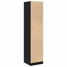 Vidaxl Apotekarska omarica Črni hrast 40 x 41 x 174.5 cm