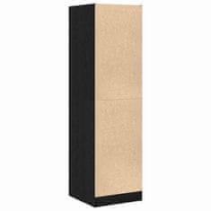 Vidaxl Apotekarska omarica Črni hrast 40 x 41 x 144.5 cm