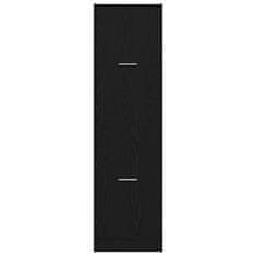 Vidaxl Apotekarska omarica Črni hrast 40 x 41 x 144.5 cm