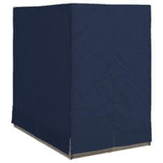 Vidaxl Dvojni ležalnik s streho Siva 205 x 129 x 200 cm PE ratan