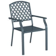 Vidaxl Stol 4 pcs Antracit 56 x 65 x 89cm Jeklo
