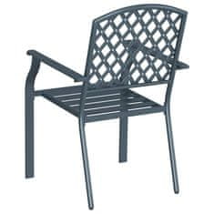 Vidaxl Stol 4 pcs Antracit 56 x 65 x 89cm Jeklo